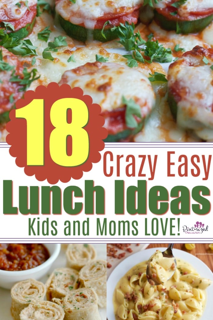 Whether it's summer time or the busy school days, parents need super easy lunch recipes that are ready in minutes, make littleness and taste crazy good.