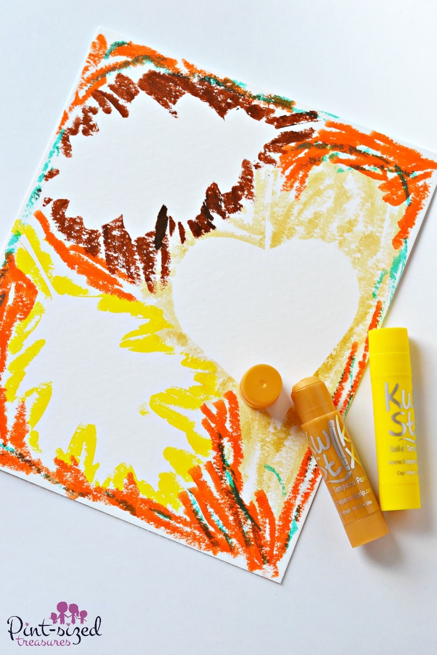 almost mess-free lead silhouette paintings