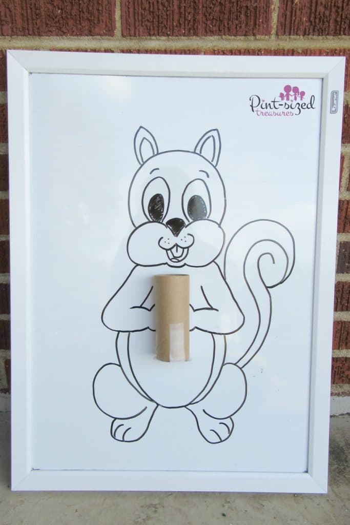 feed the squirrel preschool activity