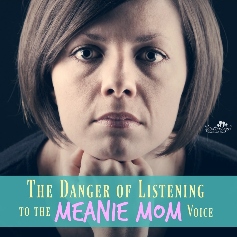 danger of listening to the meanie mom voice