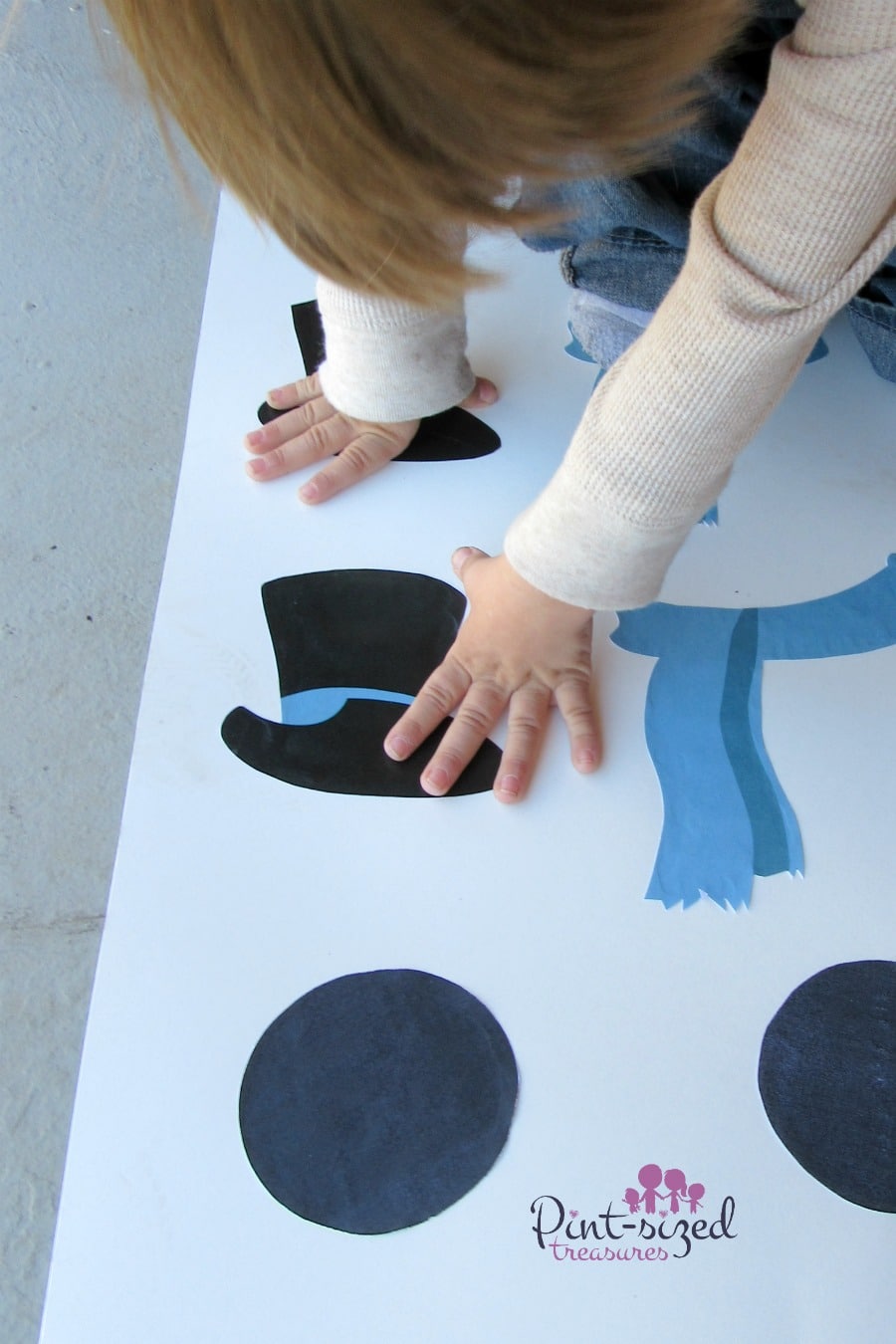snowman twister for preschoolers