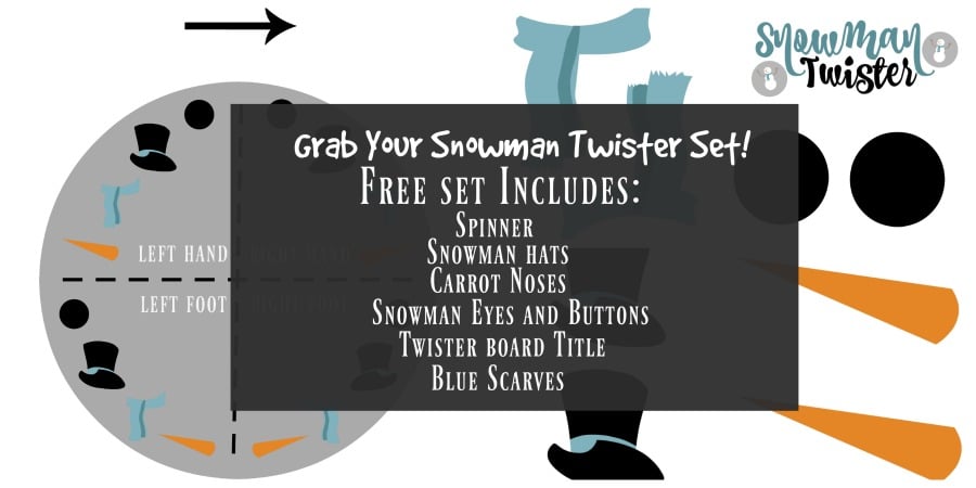 snowman twister set