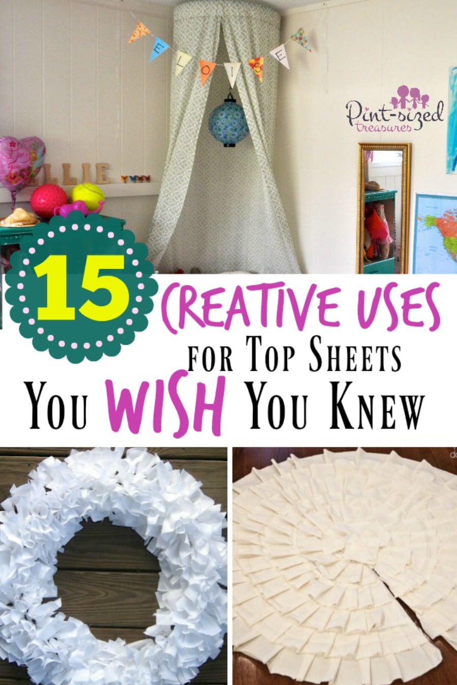 creative uses for top sheets you wish you knew