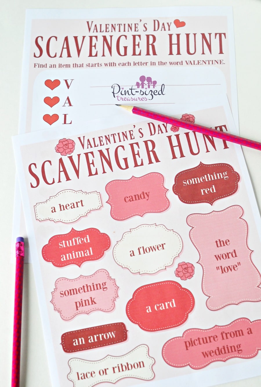 Valentine's Day Scavenger Hunt