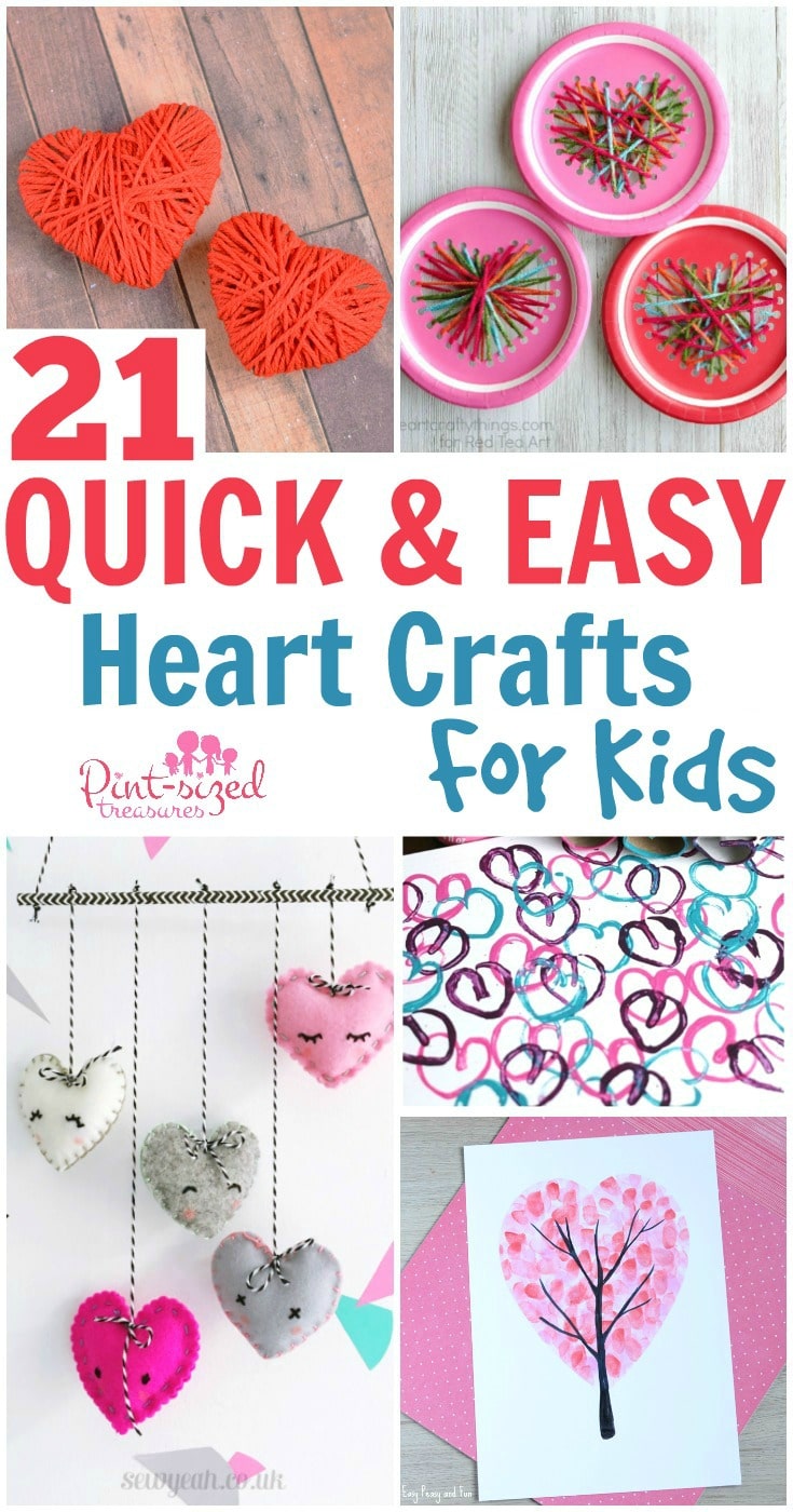 quick and easy heart crafts for kids