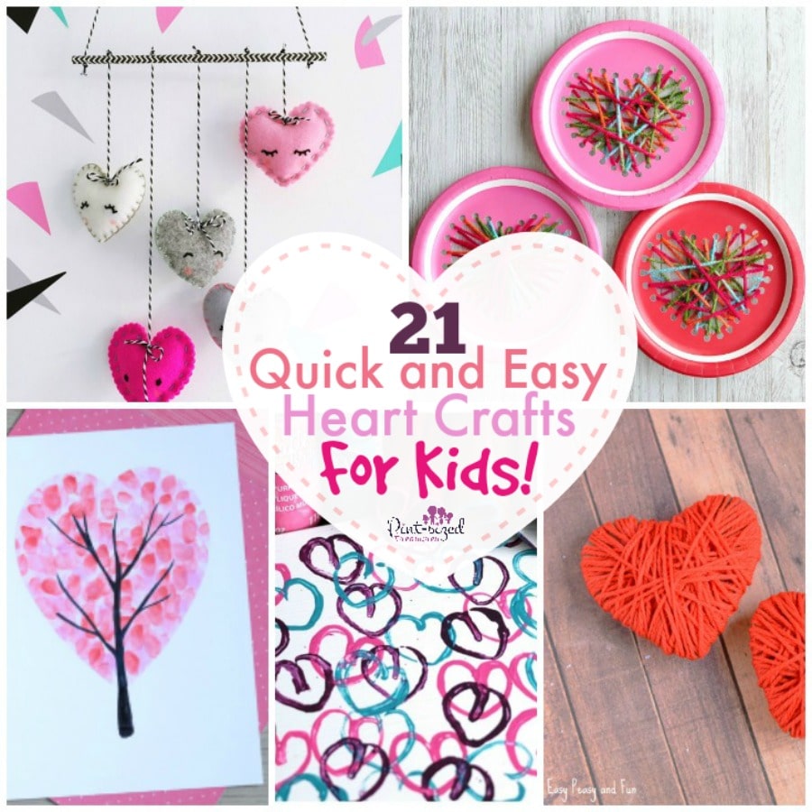 easy heart crafts for kids