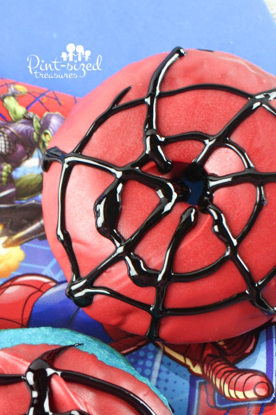 easy spider man donuts