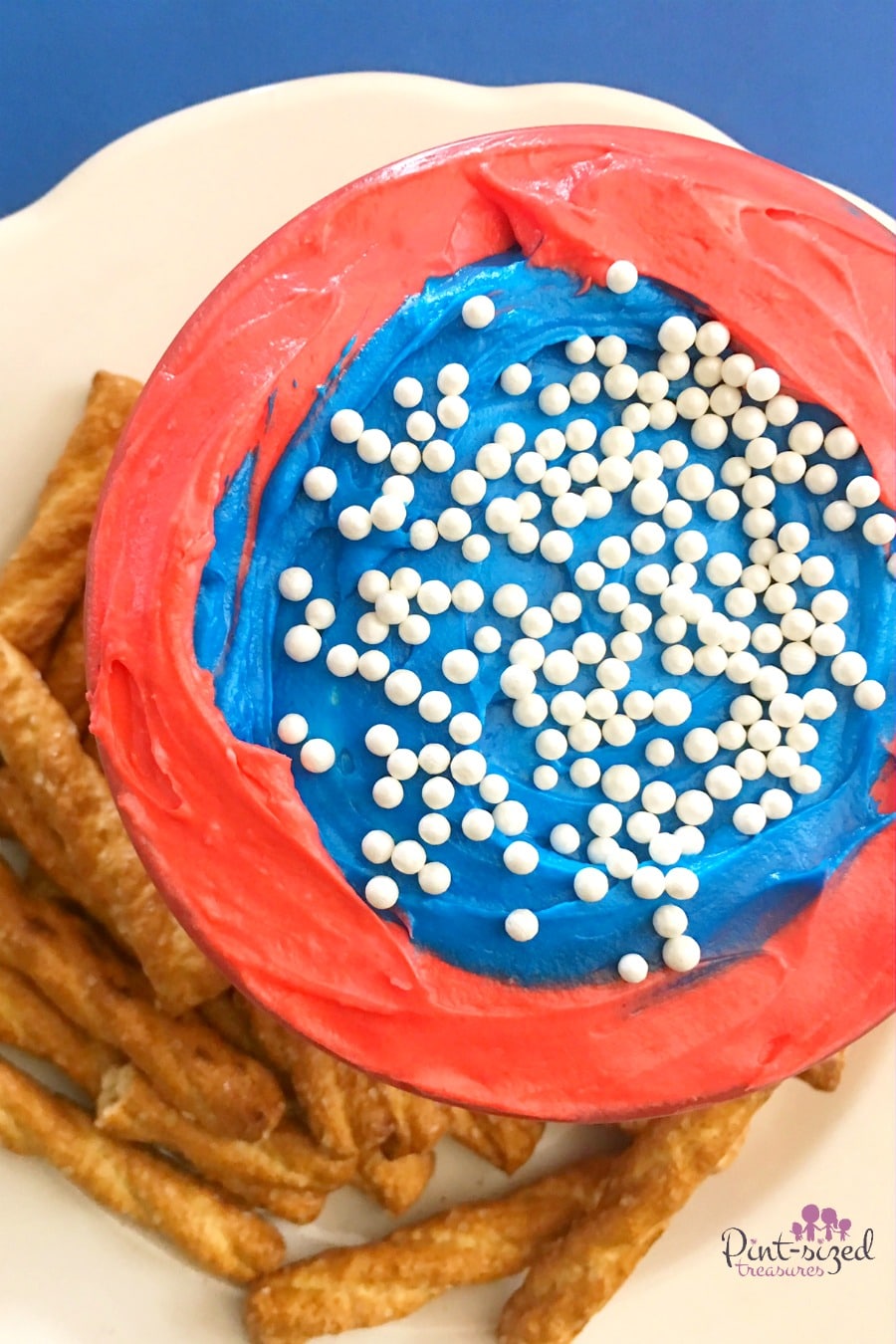 easy patriotic cheesecake dip