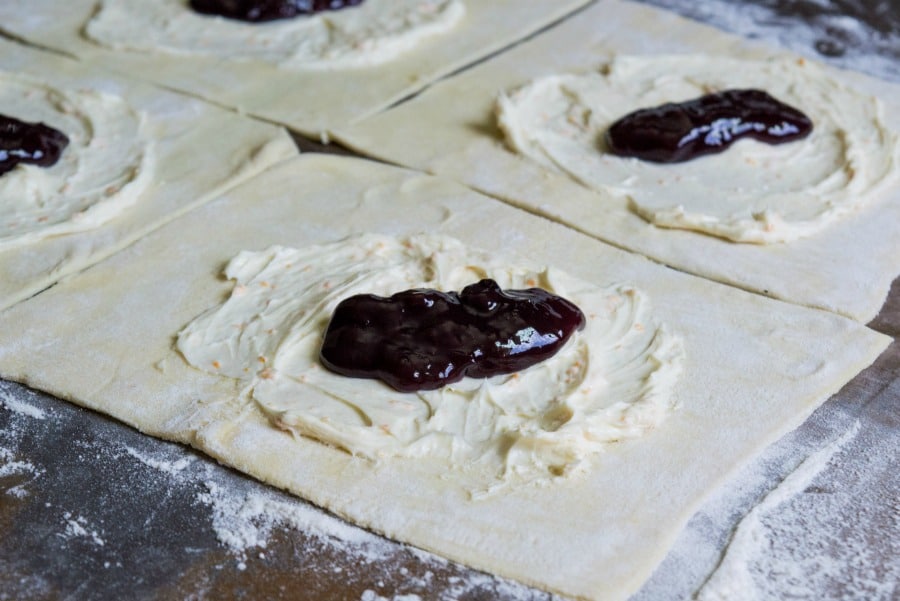 triple berry turnover recipe