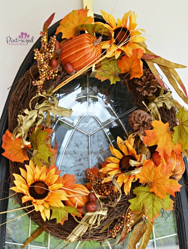 Easy DIY fall wreath tutorial