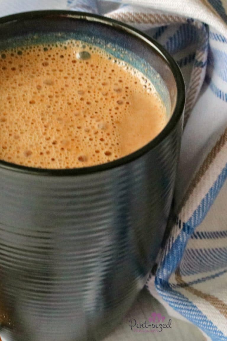 This is the BEST and ONLY minty coconut hot chocolate recipe that I need! It's dairy-free and uses a splash of almond and coconut milk to create a balance of creamy, sweet and decadent!