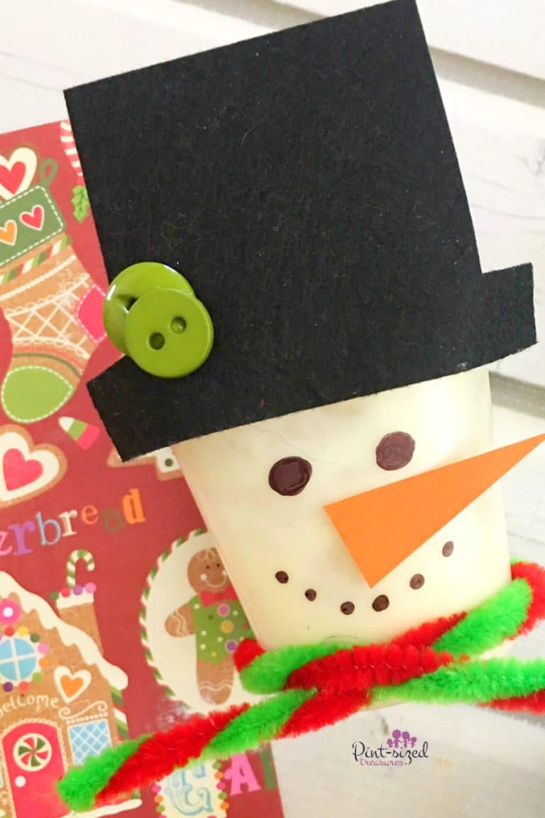 Super Easy Snowman Pudding Cups that Kids and Busy Moms LOVE!