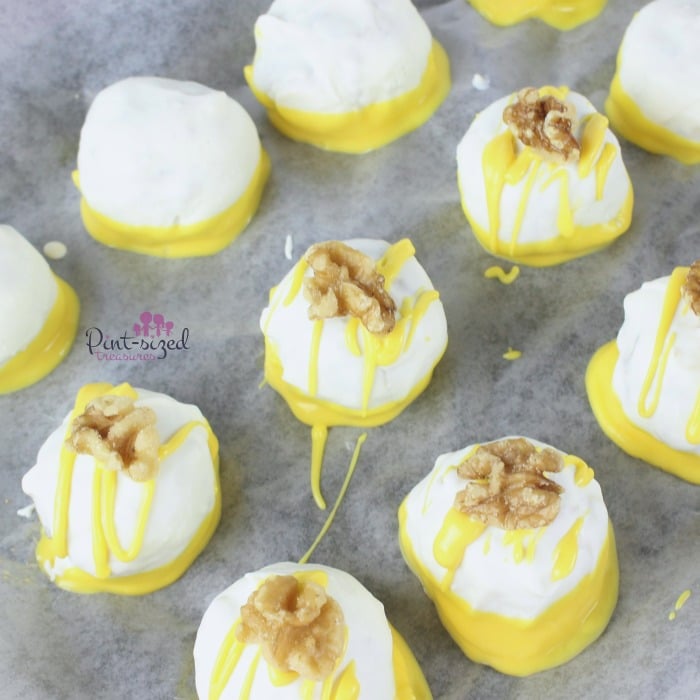 waiting for banana nut bread truffles to harden