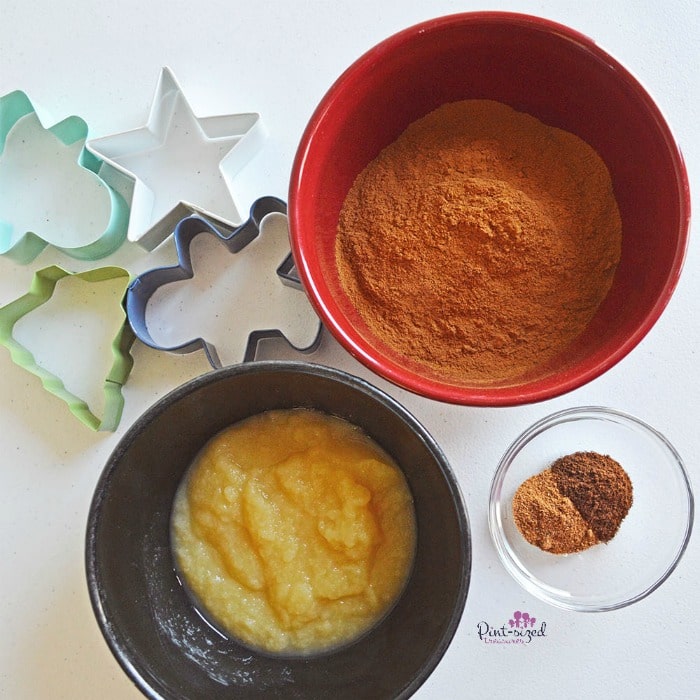 cinnamon gingerbread men ornament