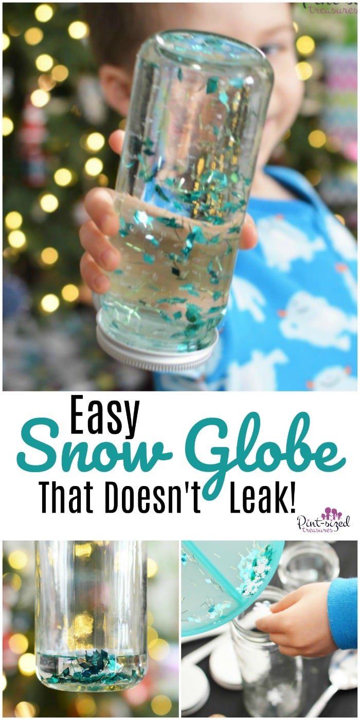Finally! A DIY Snow Globe that doesn't leak!