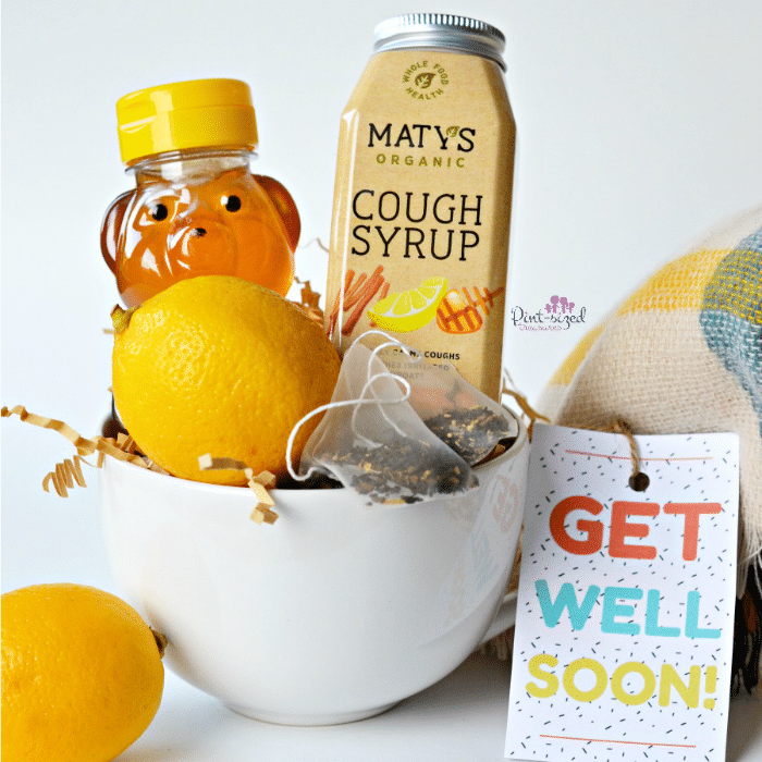 Isn't this cute, get well basket? It's bursting with immense booster that moms actually want! #immunebooster #giftbaskets