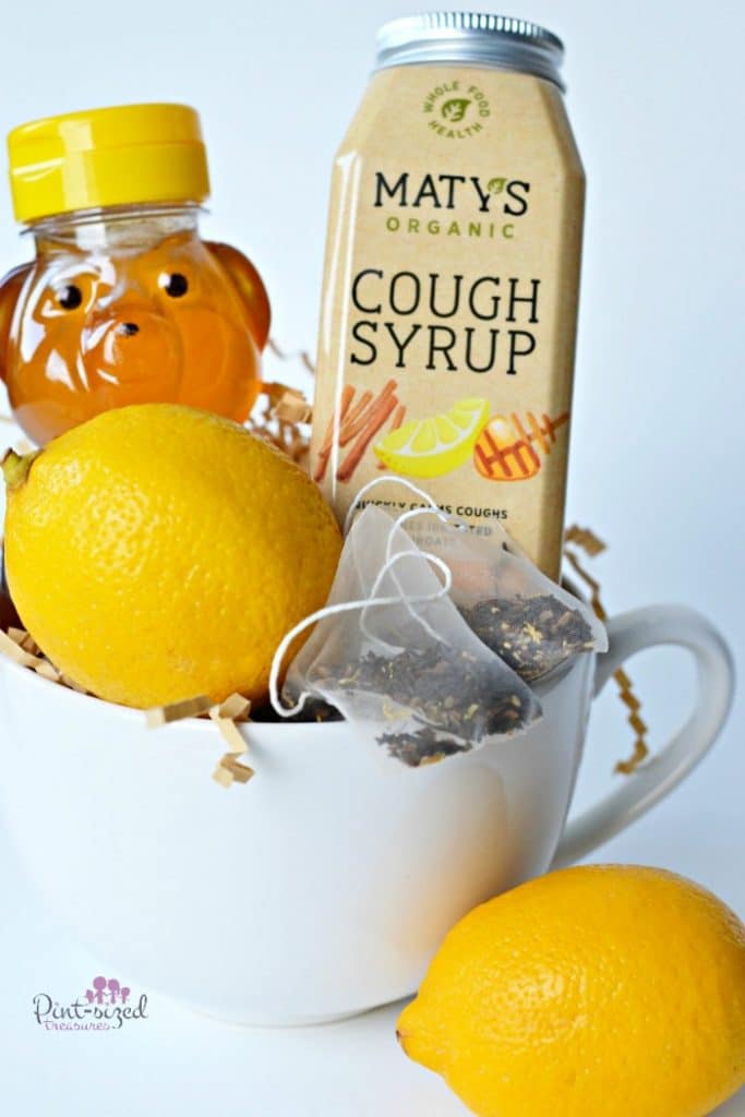 Such a cute way today Get Well Soon! Package up these immune boosting gifts that moms actually want and send with a hug!