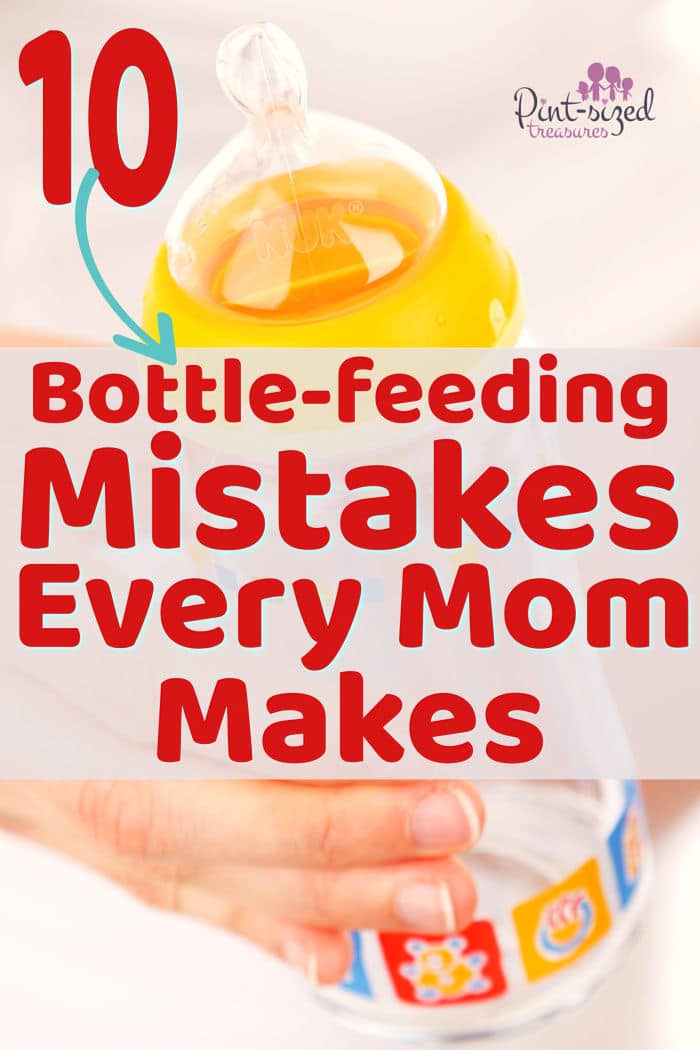 Every mom has made or will make these bottle-feeding mistakes at least once on her mom journey!