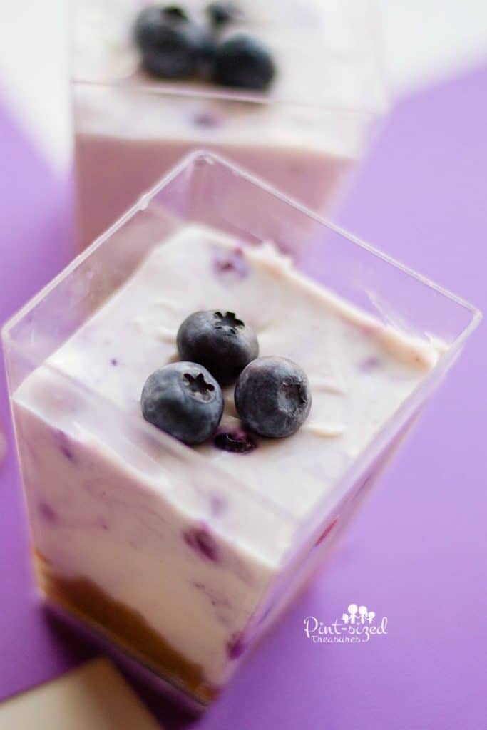 blueberry cheesecake that's silky smooth