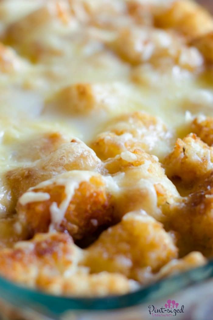 Easy beef and cheese, tater tot casserole is a cheesy, comfort food that has a special, homemade sauce, seasoned beef and amazing spices to pull together the best comfort food casserole for your family!
