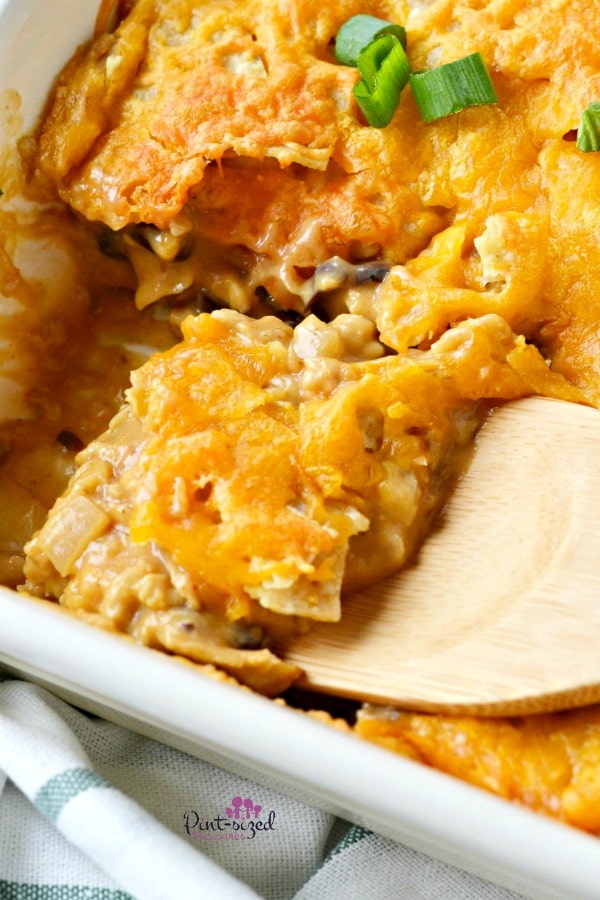 Easy, Southwestern Taco Casserole is a favorite dinner recipe for comfort food loving families! #Southwestern #southwesternrecipes #tacorecipes #tacocasserole #easycasserole #TexMexfood #Mexicanfood #Mexicanrecipes #easydinnerrecipe