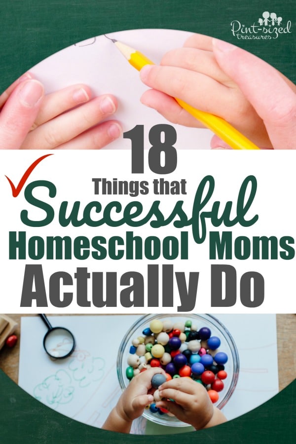 There are certain habits, decisions and secrets that make a homeschool mom successful.