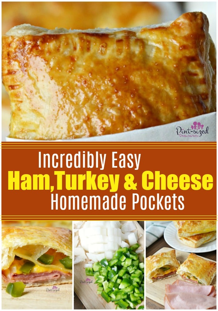 Ham, turkey and cheese pockets are asimpleway to have comfort food ready at all times!