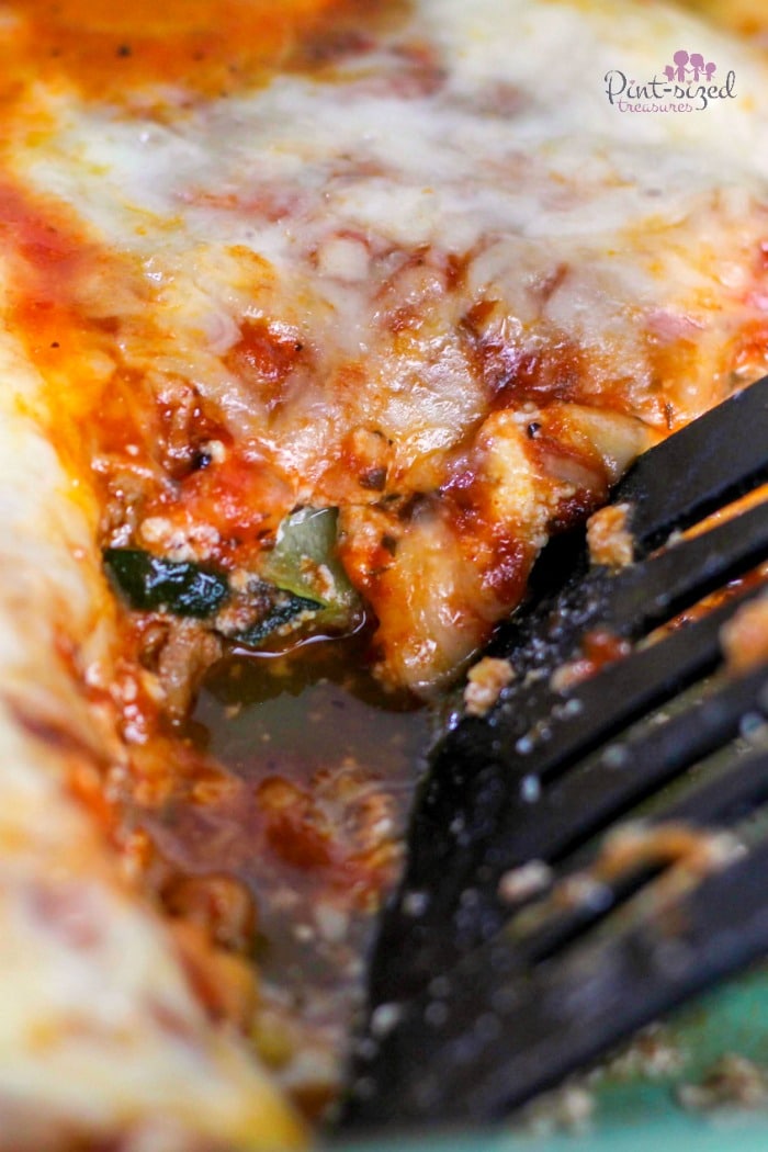 Easy zucchini lasagna that's on the Keto diet!