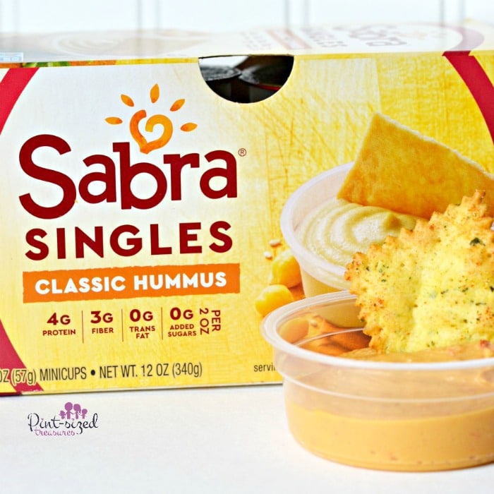 snack hacks using hummus