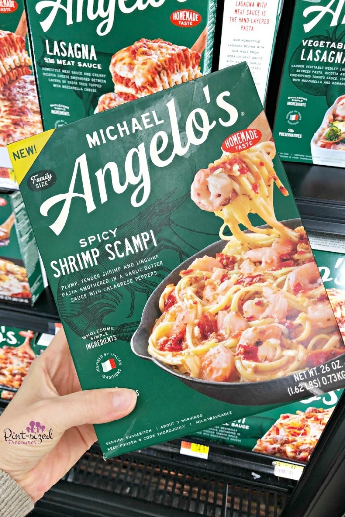 grabbing meal items at the store