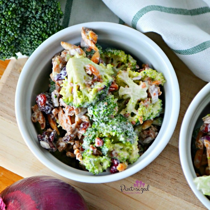Cranberry broccoli salad