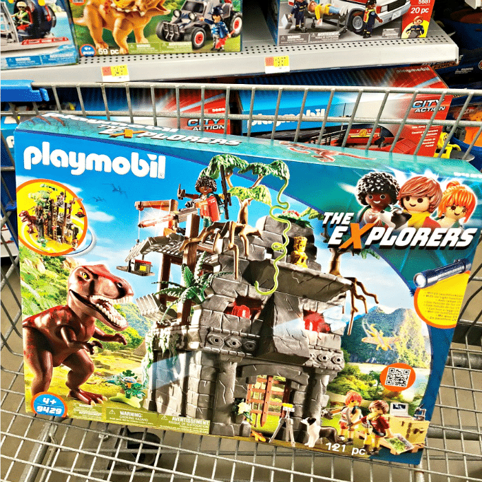 PLAYMOBIL Trex set for dinosaur playdate