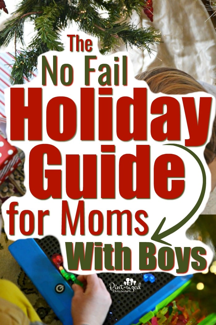 This no fail holiday guide for moms with boys with help prepare your family for the best Christmas yet! #holidayguide #boymom #moms #motherhood #holidays #christmas #holidahacks #christmaswithkids