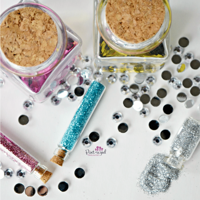 Unicorn glitter for unicorn play date