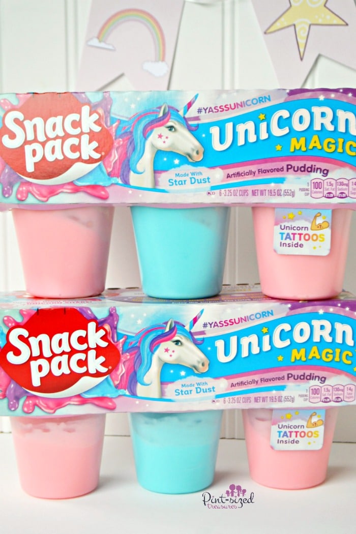 Unicorn play date snacks