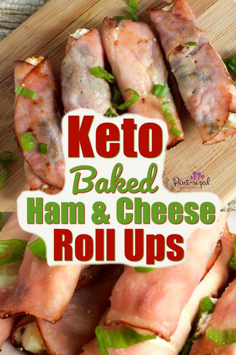 Easy Keto Baked ham and cream cheese roll ups