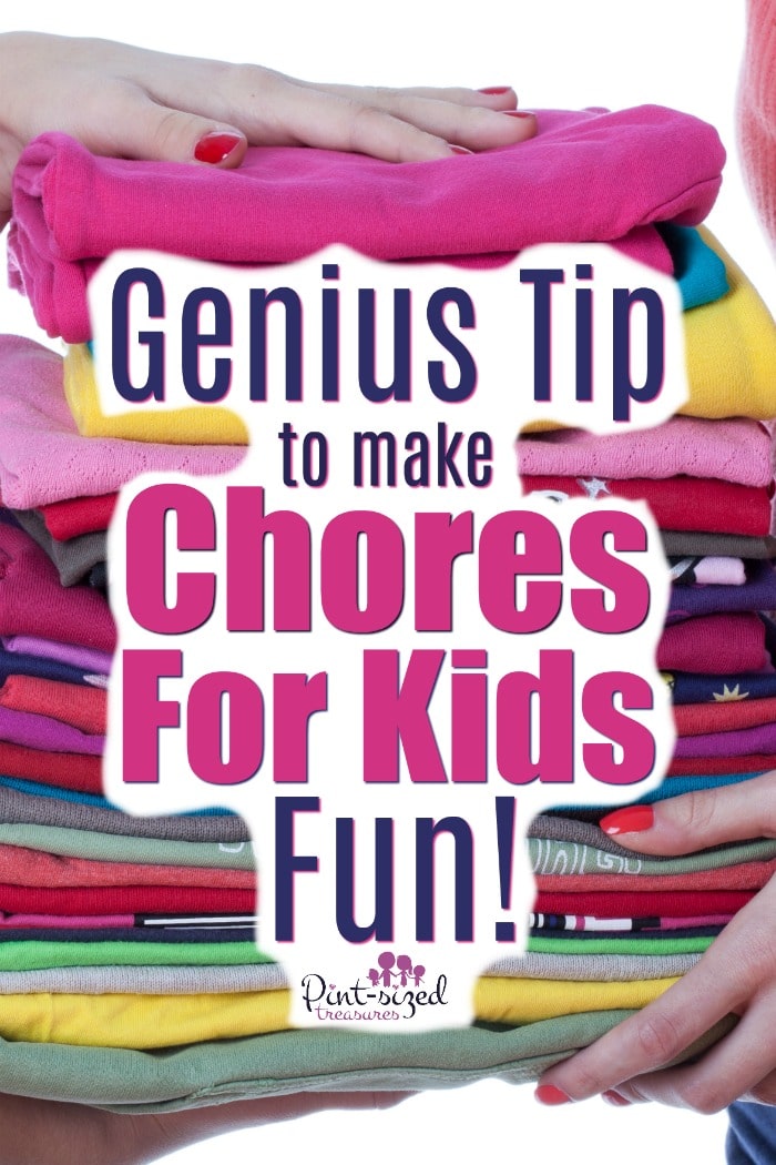 Genius tip to make chores fun for kids on the weekend!