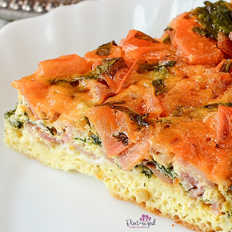 You'll love this spinach filled frittata!