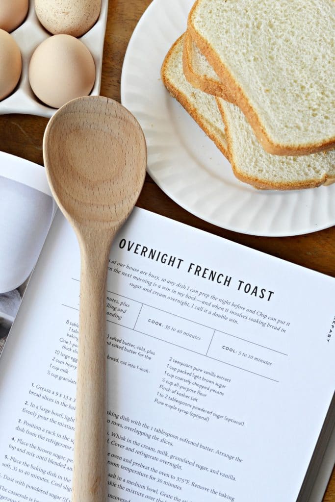 preparing breakfast ahead to save time in the kitchen