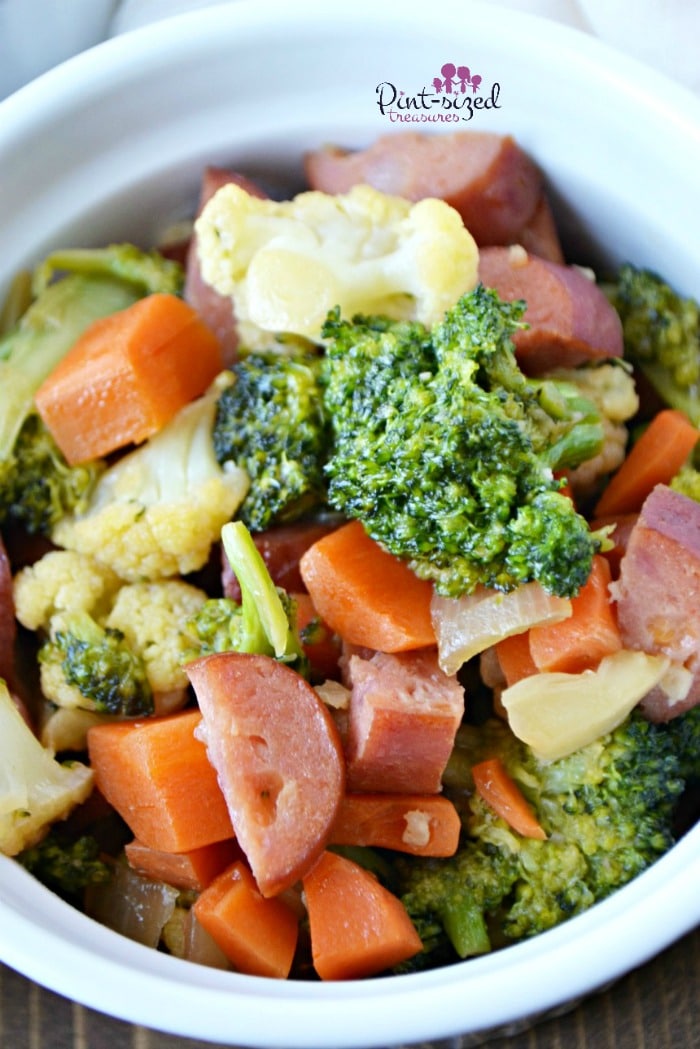 A favorite recipe of our family is Easy, Sausage and veggie stir-fry! It's ready in minutes and uses just a few ingredients to get dinner on the table FAST! You'll love it!