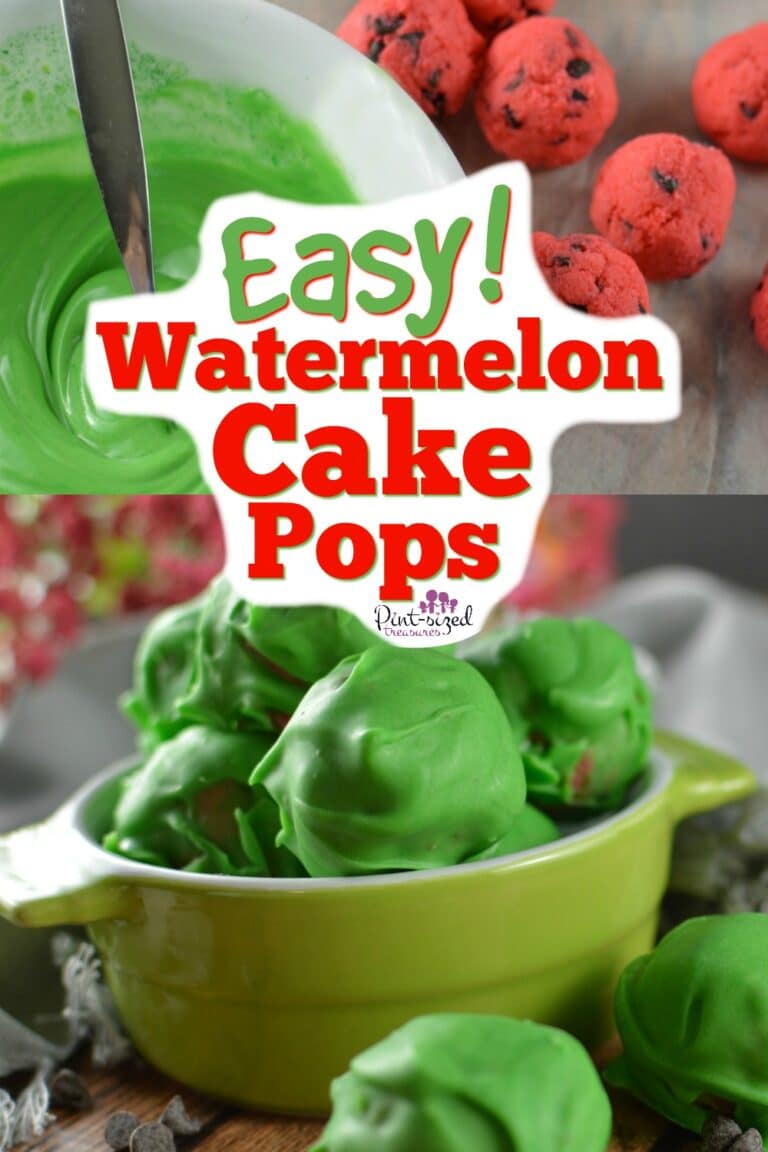 easy watermelon cake pop- recipe