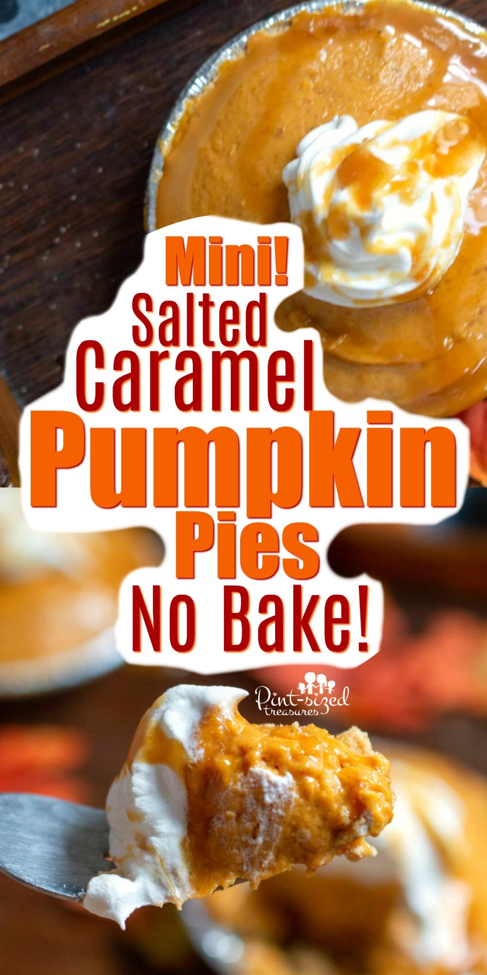 Mini Salted Caramel Pumpkin Pies recipe