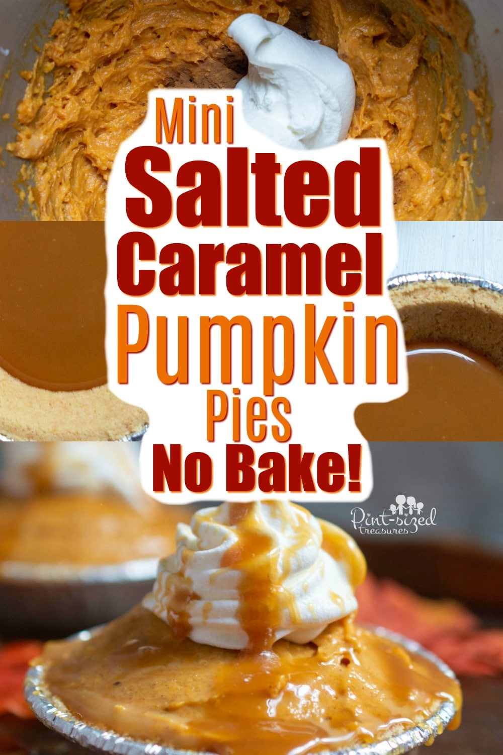 mini salted caramel pumpkin pie recipe