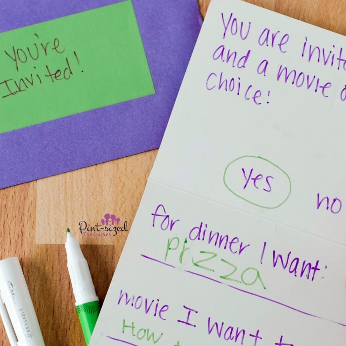 creative notes to write to kids
