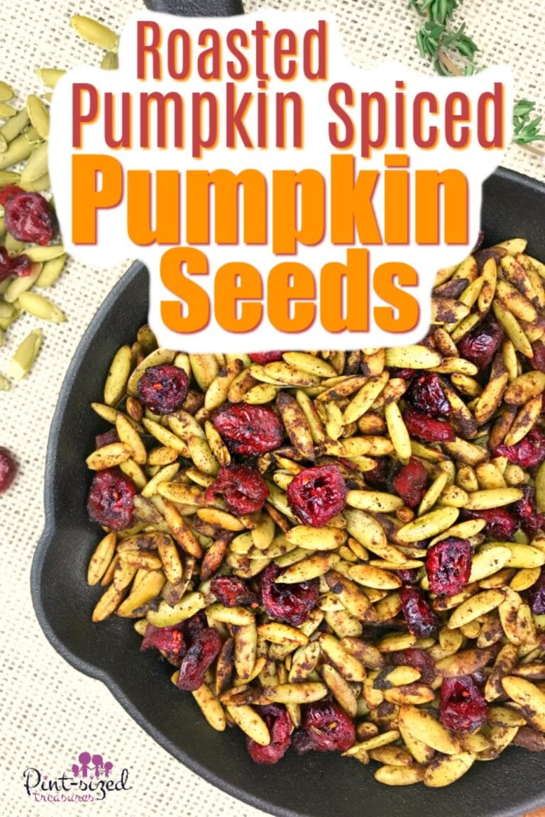 Easy Roasted Pumpkin Spice Pumpkin Seeds