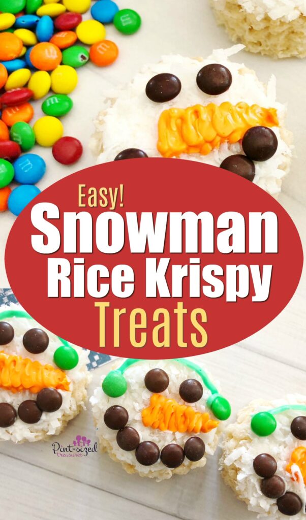 Snowman Rice Krispie Treats Recipe