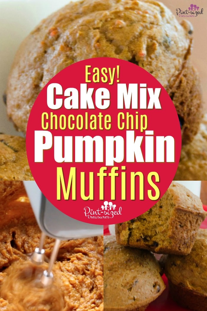 Easy Cake Mix Pumpkin Muffins