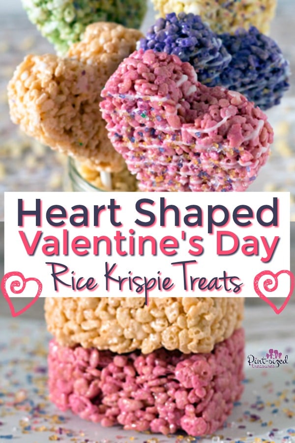 Heart-shaped Rice Krispie Treats Easy Recipe