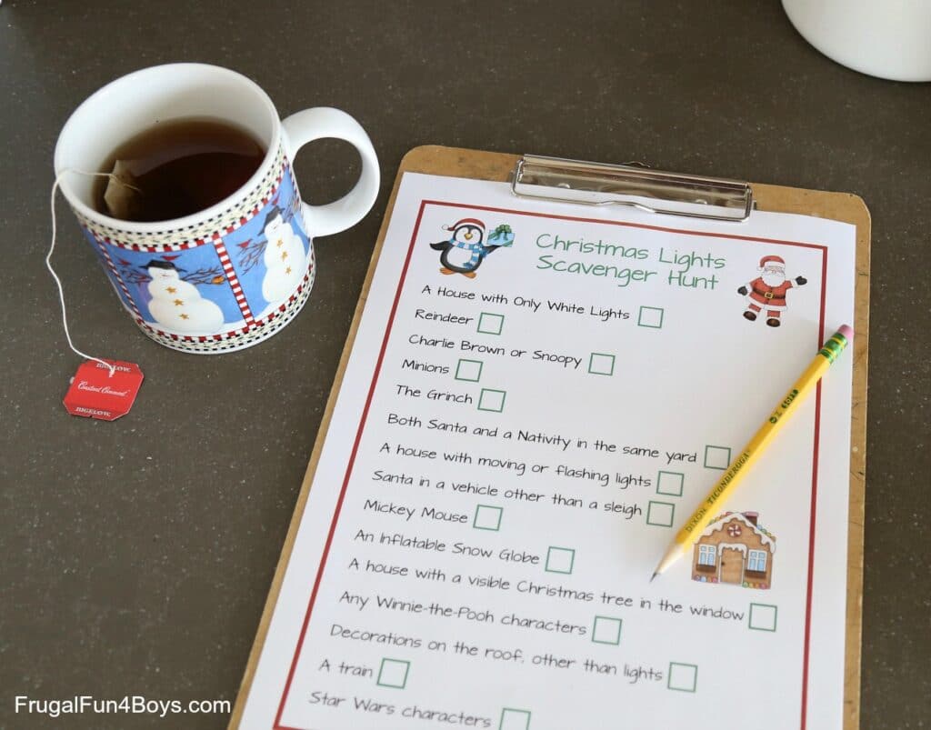 Christmas scavenger hunt