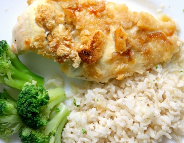 sides served with the chicken casserole